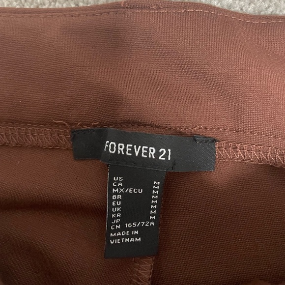 Forever 21 Dress pants for women, size medium, mocha brown Color. - Picture 4 of 5